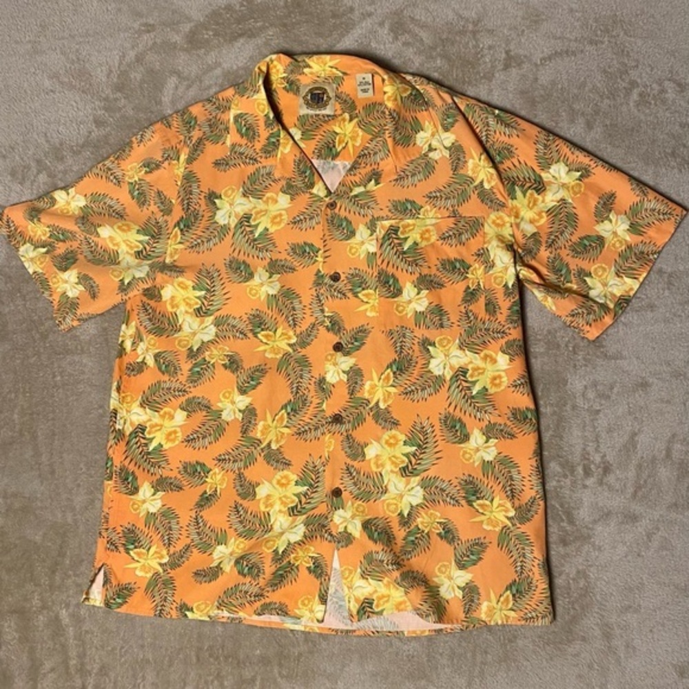 PUSSER’S WEST INDIES HAWAIIAN MENS‎ SHIRT SLEEVE SIZE MEDIUM